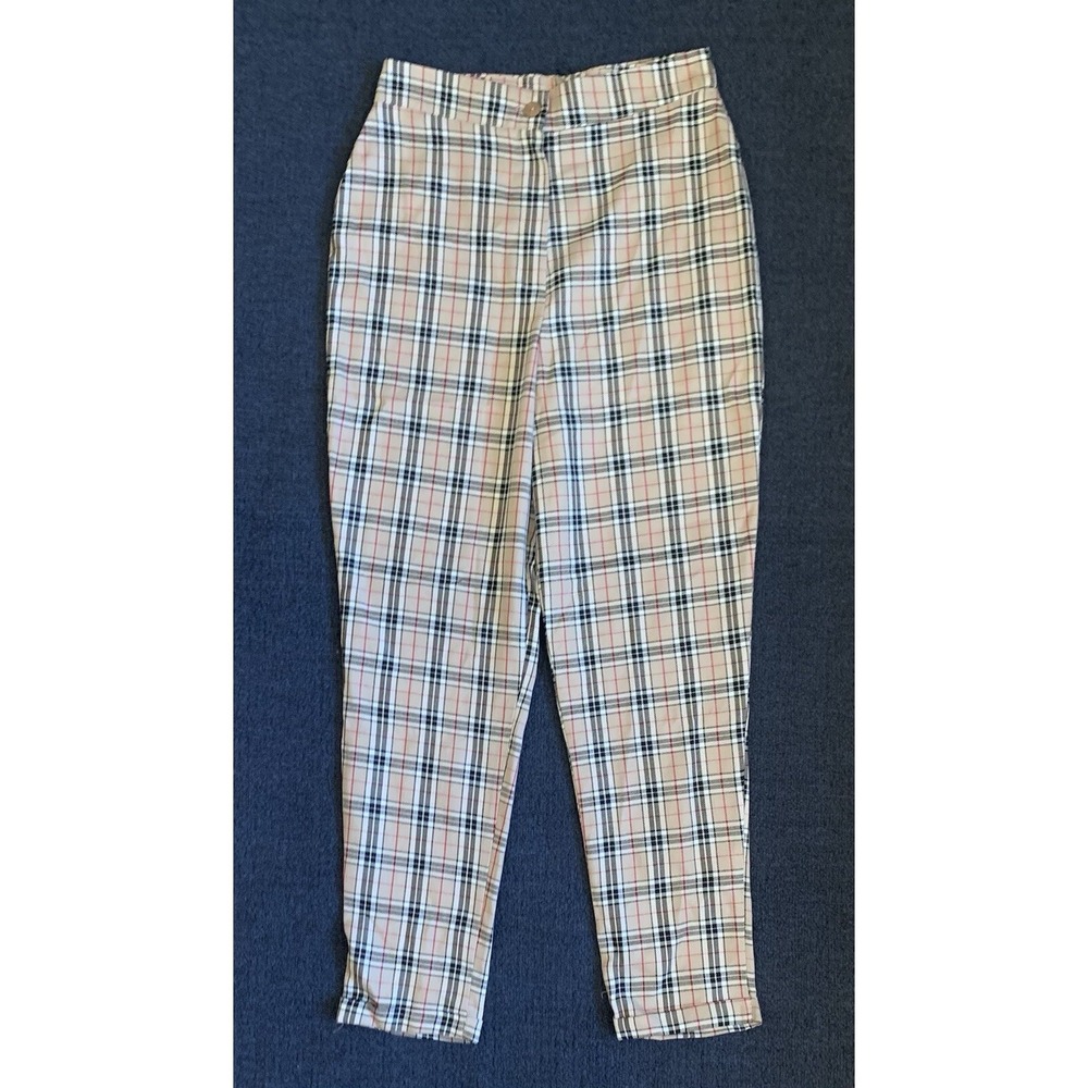 Nasty Gal Collection Pants Women's Size‎ 6 Plaid 28x28